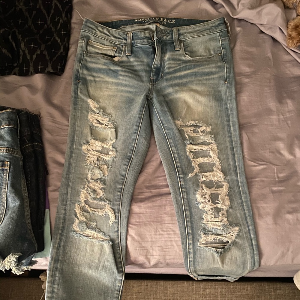AE distressed jeans